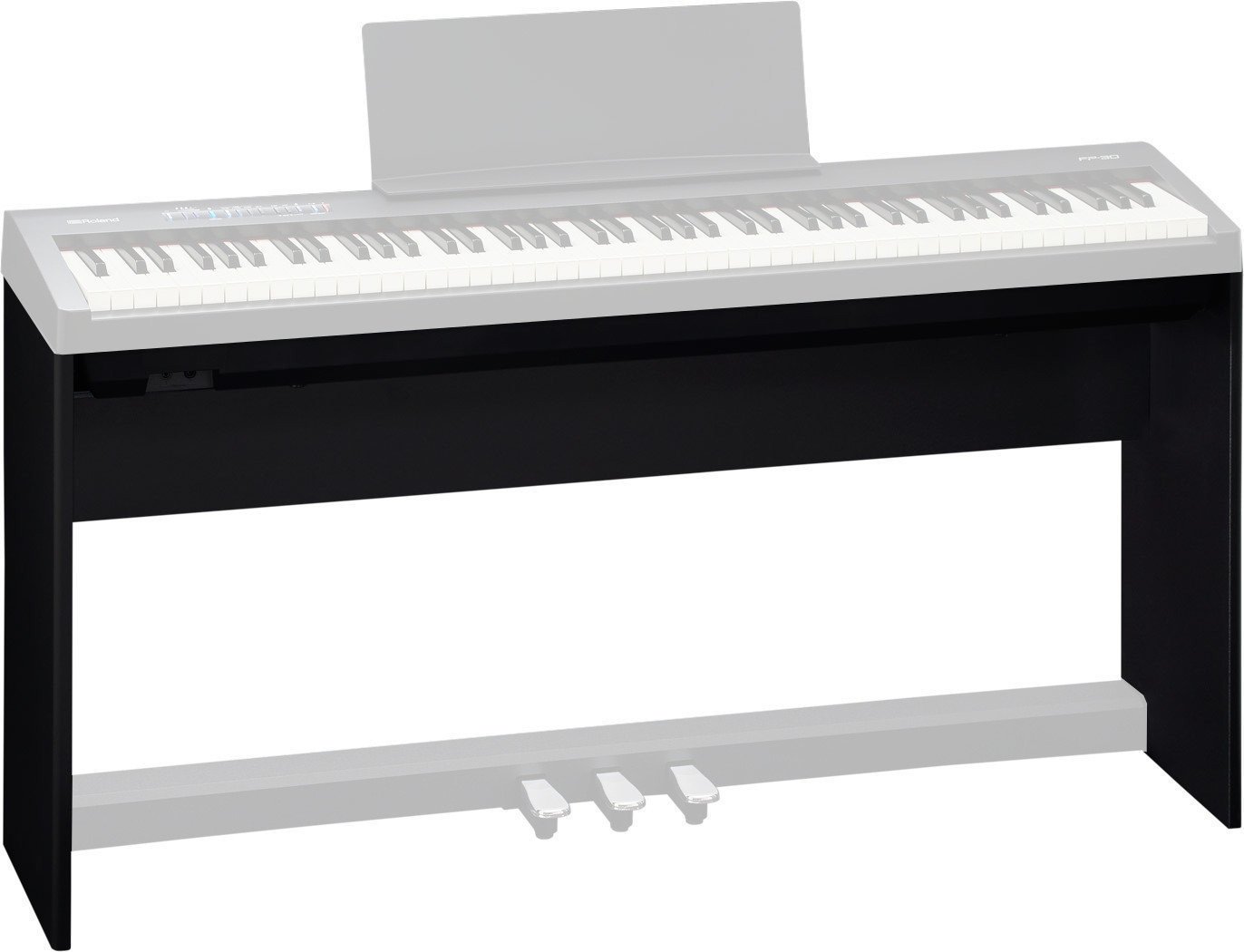 Wooden keyboard stand
 Roland KSC 70 Black