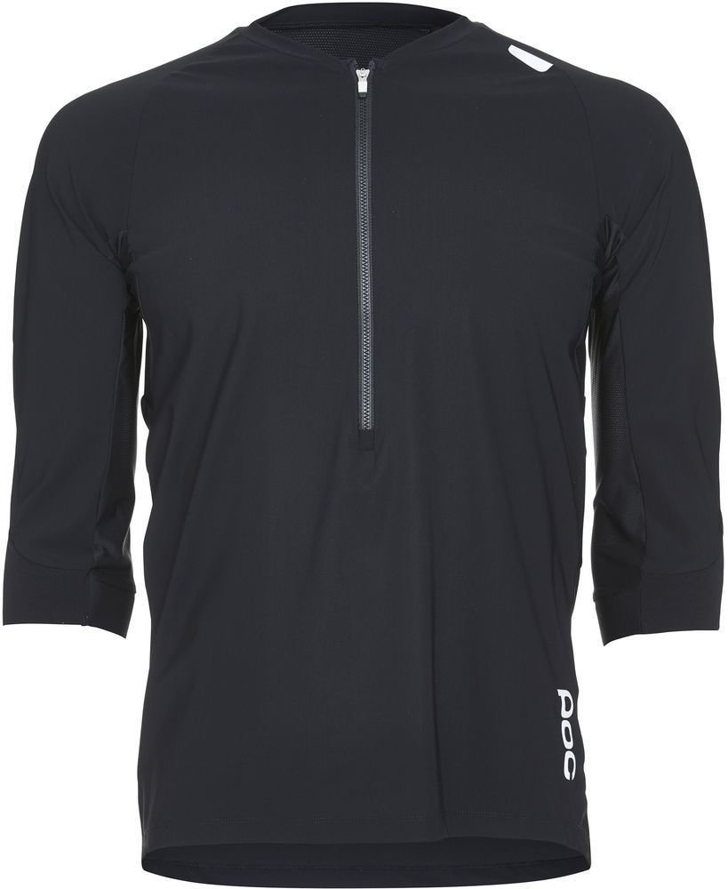 Odzież kolarska / koszulka POC Resistance Enduro 3/4 Jersey Golf Uranium Black L