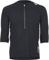 Odzież kolarska / koszulka POC Resistance Enduro 3/4 Jersey Golf Uranium Black M