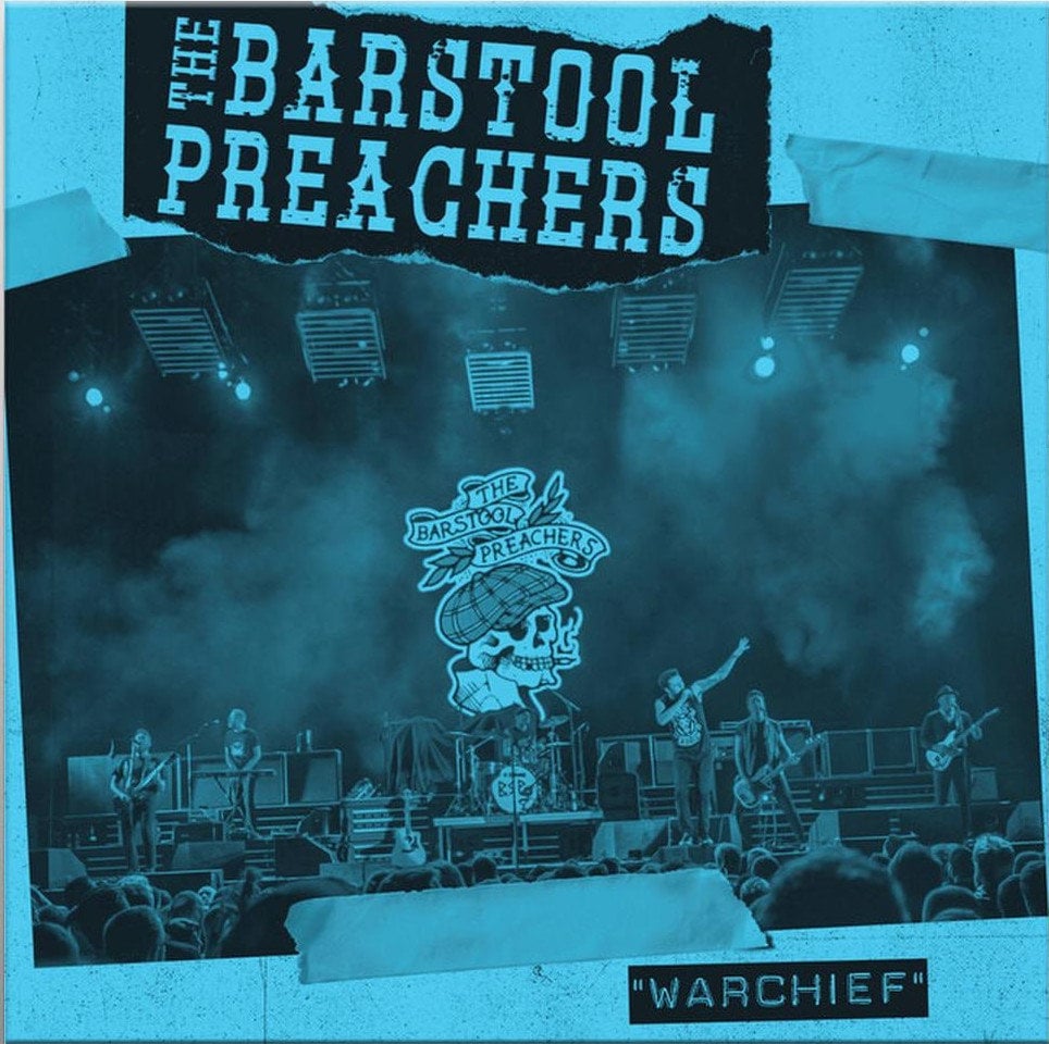 Disco de vinil The Barstool Preachers - Warchief (Blue Coloured) (7" Vinyl)