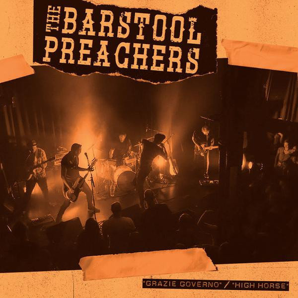 Disque vinyle The Barstool Preachers - Grazie Governo (Orange Coloured) (7" Vinyl)