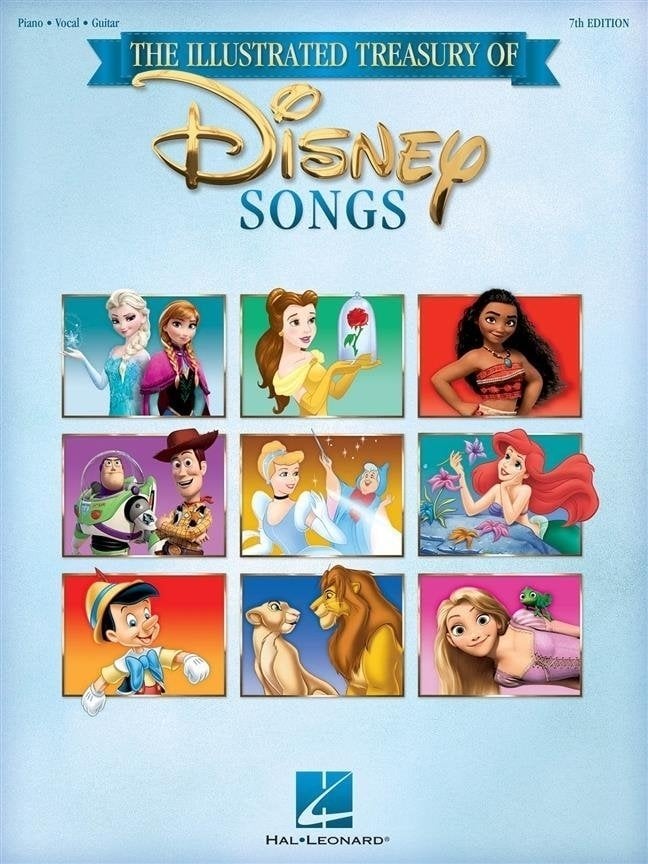 Disney The Illustrated Treasury of Disney Songs - 7th Ed. Partituri