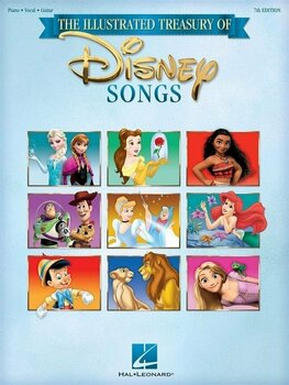 Παρτιτούρες για Συγκροτήματα και Ορχήστρες Disney The Illustrated Treasury of Disney Songs - 7th Ed. Μουσικές νότες - 1