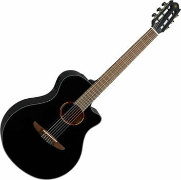 Guitarra clásica con preamplificador Yamaha NTX1BL Black - 1