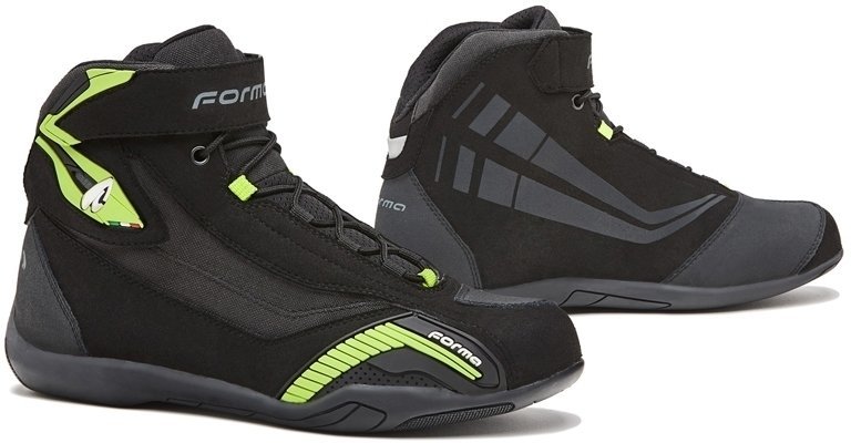 Motorcycle Boots Forma Boots Genesis Black/Yellow Fluo 41 Motorcycle Boots