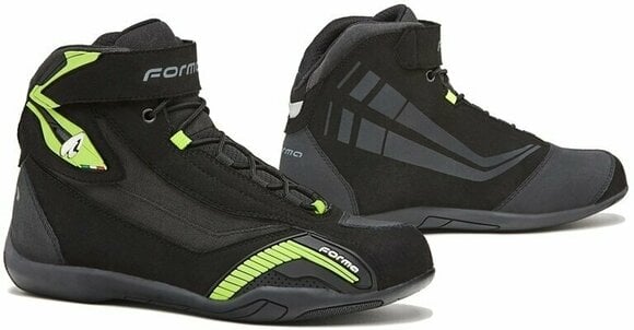 Motorcycle Boots Forma Boots Genesis Black/Yellow Fluo 45 Motorcycle Boots - 1