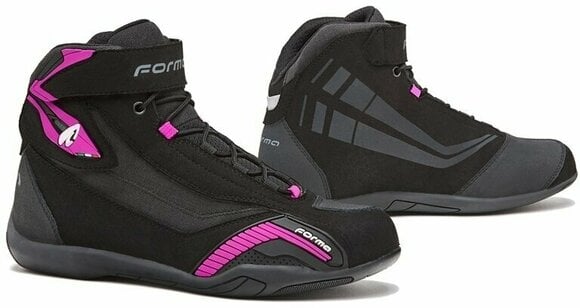 Motorcycle Boots Forma Boots Genesis Lady Black/Fuchsia 39 Motorcycle Boots - 1