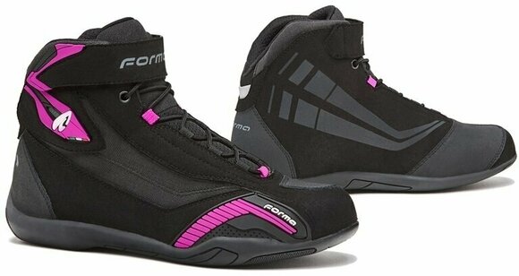 Motorcycle Boots Forma Boots Genesis Lady Black/Fuchsia 41 Motorcycle Boots - 1