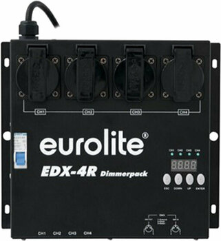 Controllo Dimmer Eurolite EDX-4R DMX RDM - 1
