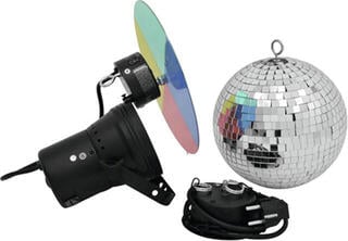 Огледална сфера Eurolite Mirrorball Set 20 cm Огледална сфера