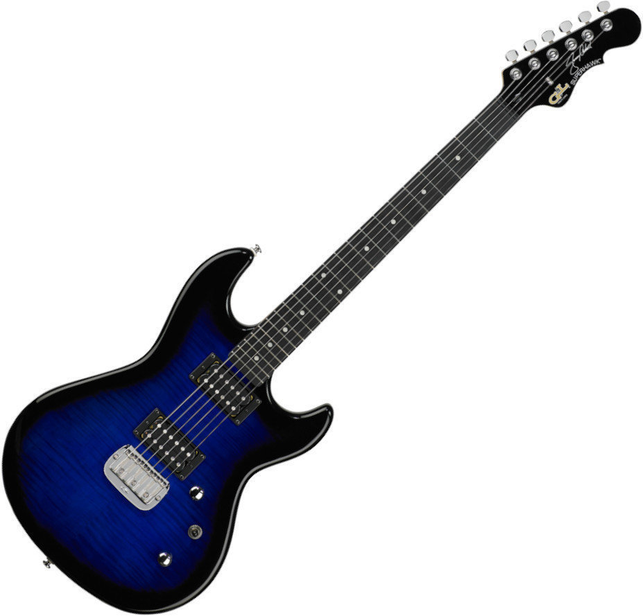Guitare électrique G&L Tribute Superhawk Deluxe Jerry Cantrell Signature Blue Burst