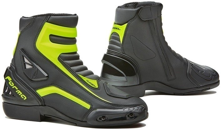 Motociklističke čizme Forma Boots Axel Black/Yellow Fluo 42 Motociklističke čizme