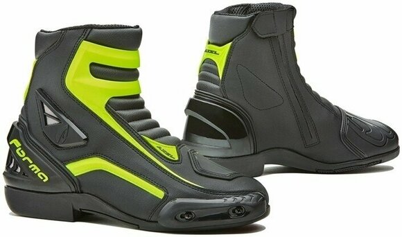 Motorcycle Boots Forma Boots Axel Black/Yellow Fluo 42 Motorcycle Boots - 1