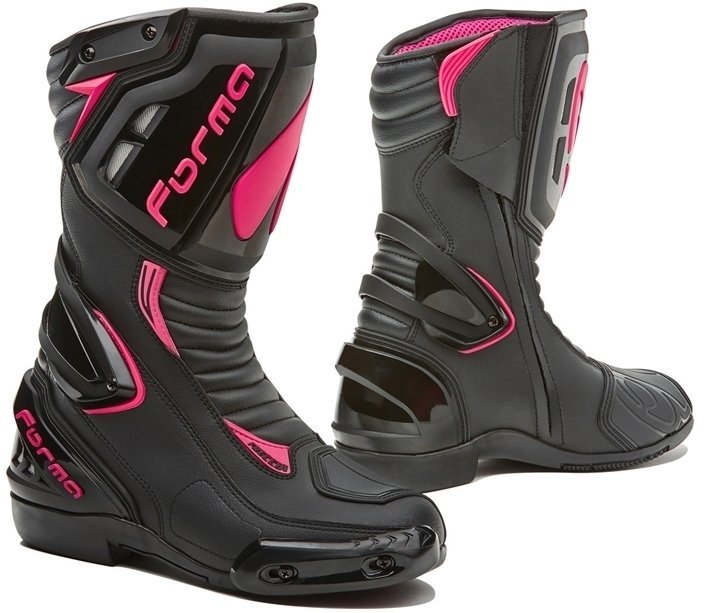 Motorcycle Boots Forma Boots Freccia Lady Black/Fuchsia 38 Motorcycle Boots