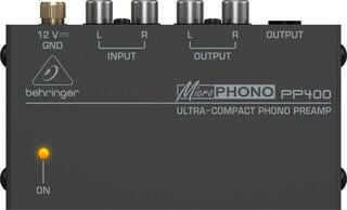 Phono Preamplifier Behringer PP400 Black Phono Preamplifier