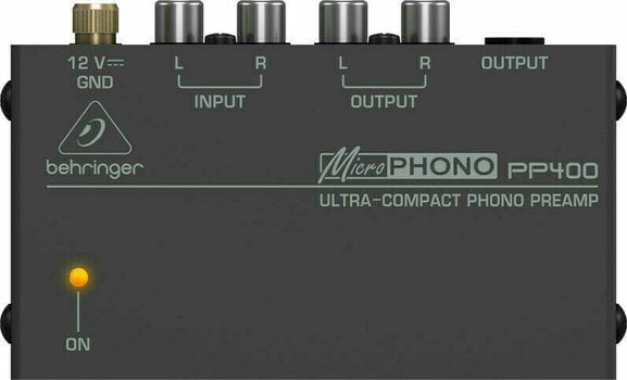 Pré-amplificador fono Behringer PP400 Preto - 1