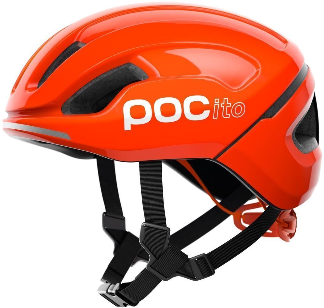 Dětská cyklistická helma POC POCito Omne SPIN Fluorescent Orange 51-56 Dětská cyklistická helma