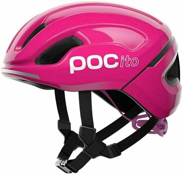 Kid Bike Helmet POC POCito Omne SPIN Fluorescent Pink 51-56 Kid Bike Helmet - 1