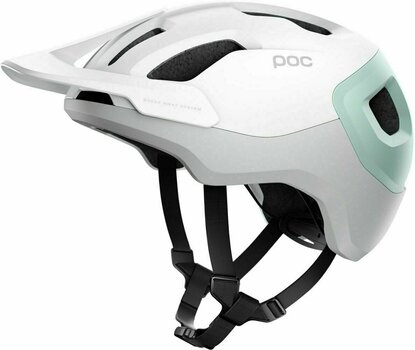 Bike Helmet POC Axion SPIN Hydrogen White/Apophyllite Green Matt 51-54 Bike Helmet - 1