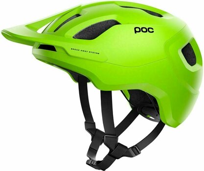 Casco de bicicleta POC Axion SPIN Fluorescent Yellow/Green Matt 51-54 Casco de bicicleta - 1