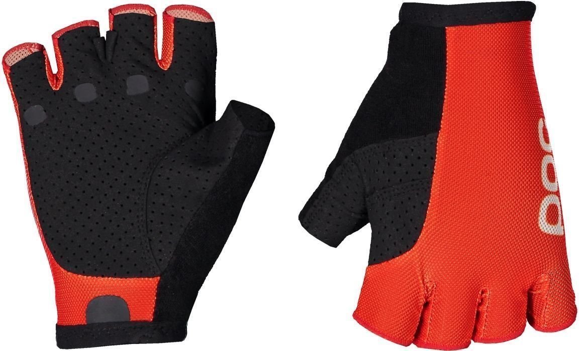 Kolesarske rokavice POC Essential Road Prismane Red/Prismane Red L Kolesarske rokavice