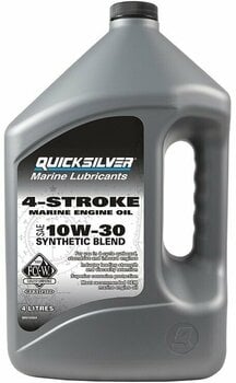 Olej do silników zaburtowych, olej do silników stacjonarnych Quicksilver FourStroke Outboard Engine Oil Synthetic Blend 10W30 4 L - 1