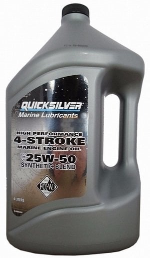 Lodní motorový olej  Quicksilver Verado FourStroke Engine Oil Synthetic Blend 25W50 4 L
