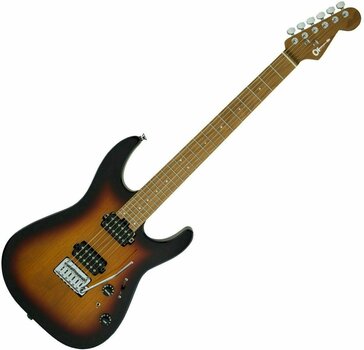 Guitarra eléctrica Charvel Pro-Mod DK24 HH 2PT CM Caramelized Maple Three-Tone Sunburst - 1