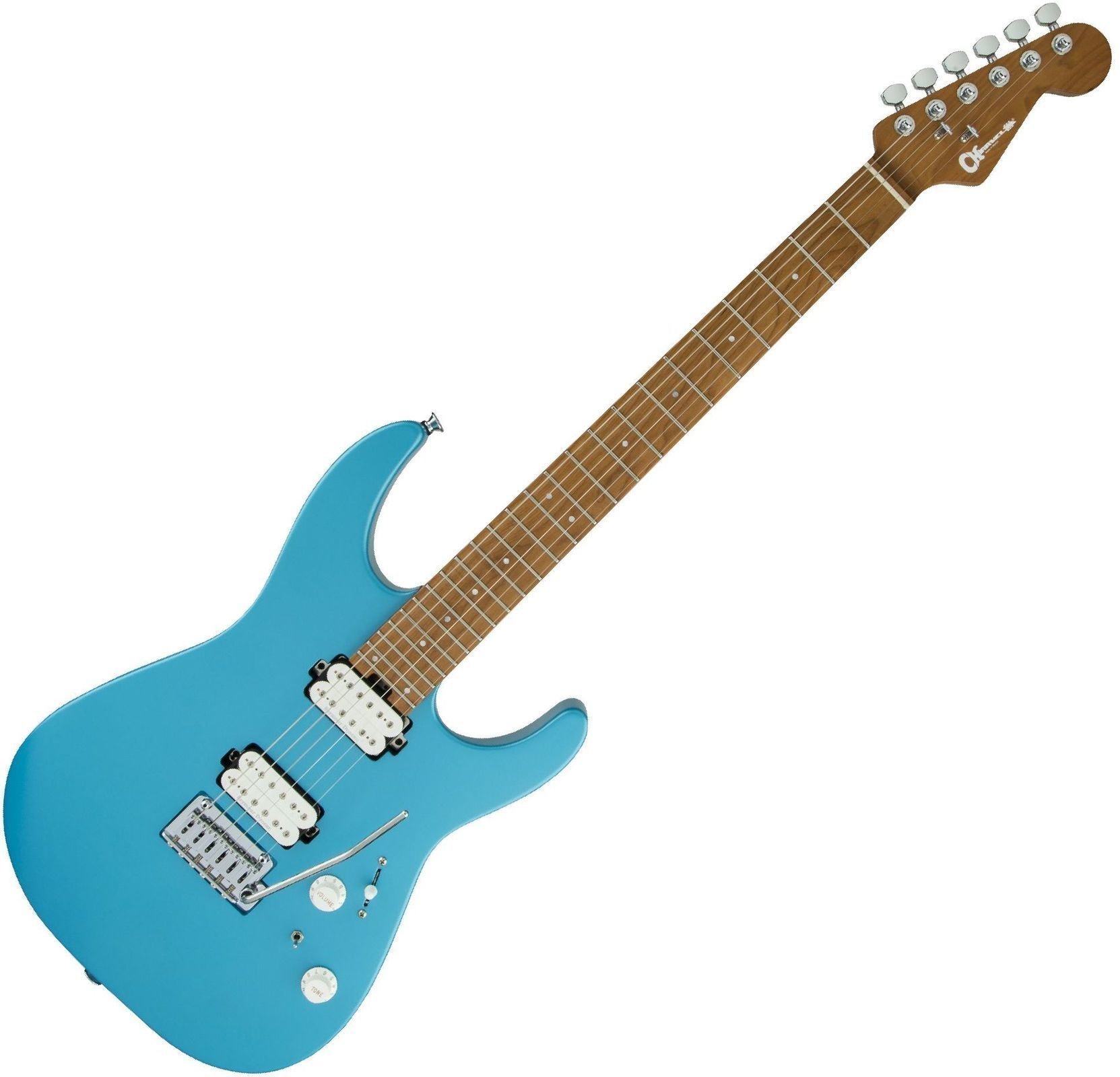 Guitarra elétrica Charvel Pro-Mod DK24 HH 2PT CM Matte Blue Frost