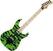 Elektromos gitár Charvel Satchel Signature Pro-Mod DK Maple Slime Green Bengal