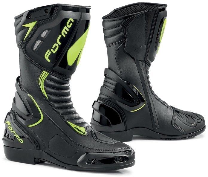 Motociklističke čizme Forma Boots Freccia Black/Yellow Fluo 38 Motociklističke čizme