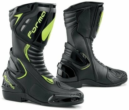 Motociklističke čizme Forma Boots Freccia Black/Yellow Fluo 43 Motociklističke čizme - 1