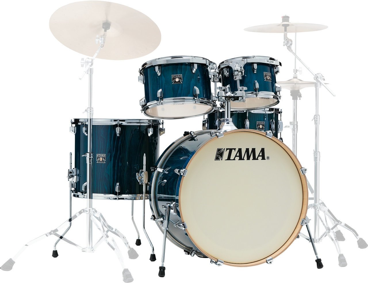 Batterie acoustique Tama CL52KRS-PGHP Superstar Classic Gloss-Sapphire Lacebark Pine Batterie acoustique