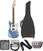Guitarra electrica Fender Squier Bullet Competition Mustang HH IL Lake Placid Blue Deluxe SET Lake Placid Blue Guitarra electrica