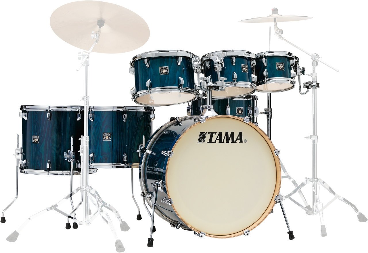 Set Batteria Acustica Tama CL72RS-PGHP Superstar Classic Gloss Lacebark Pine-Blue Set Batteria Acustica