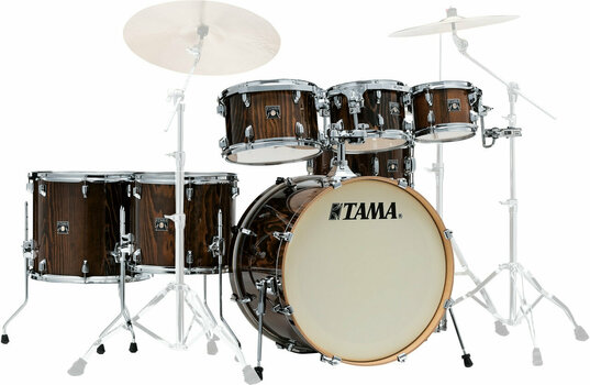 Conjunto de batería acústica Tama CL72RS-PGJP Superstar Classic Gloss Lacebark Pine-Marrón Conjunto de batería acústica - 1