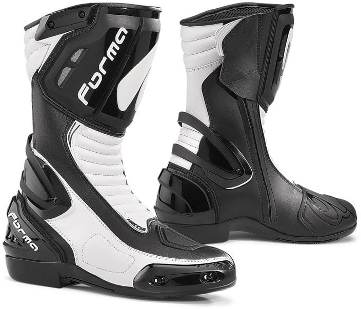 Motoristični čevlji Forma Boots Freccia Black/White 38 Motoristični čevlji