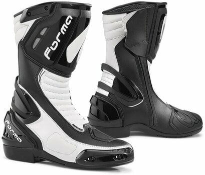 Motociklističke čizme Forma Boots Freccia Black/White 38 Motociklističke čizme - 1