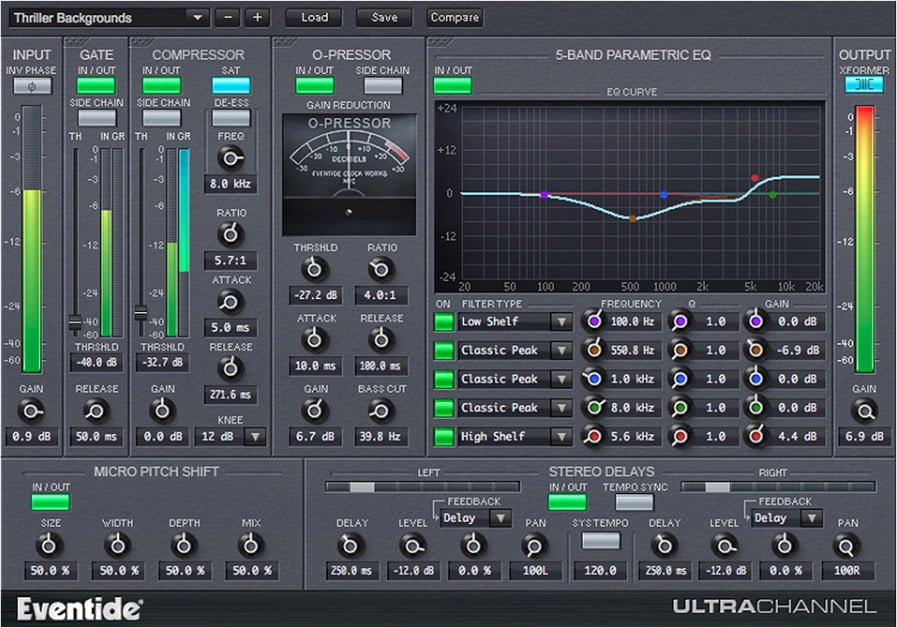 Plugins d'effets Eventide UltraChannel