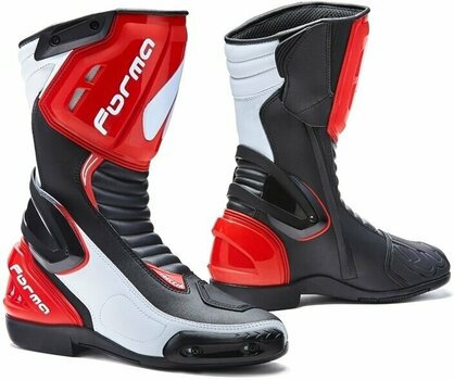 Motociklističke čizme Forma Boots Freccia Black/White/Red 38 Motociklističke čizme - 1