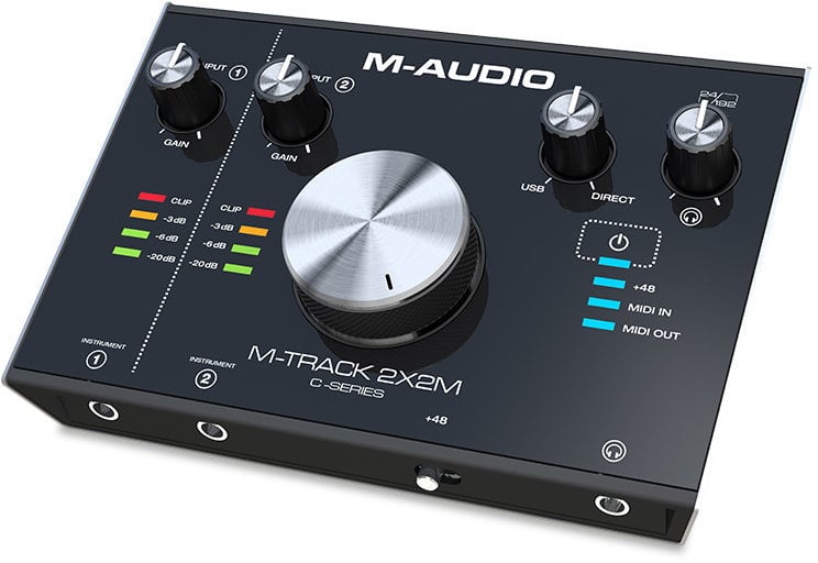 Interface áudio USB M-Audio M-Track 2x2M