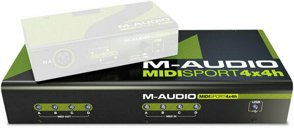 Interface MIDI M-Audio MIDISport Hub 4x4 - 1