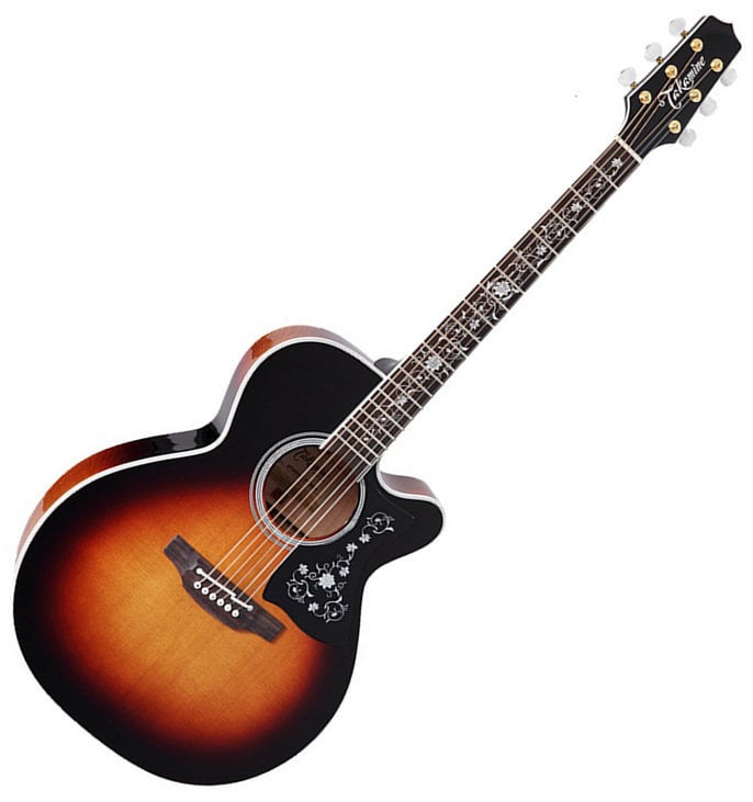 Jumbo elektro-akoestische gitaar Takamine EF450C-TT