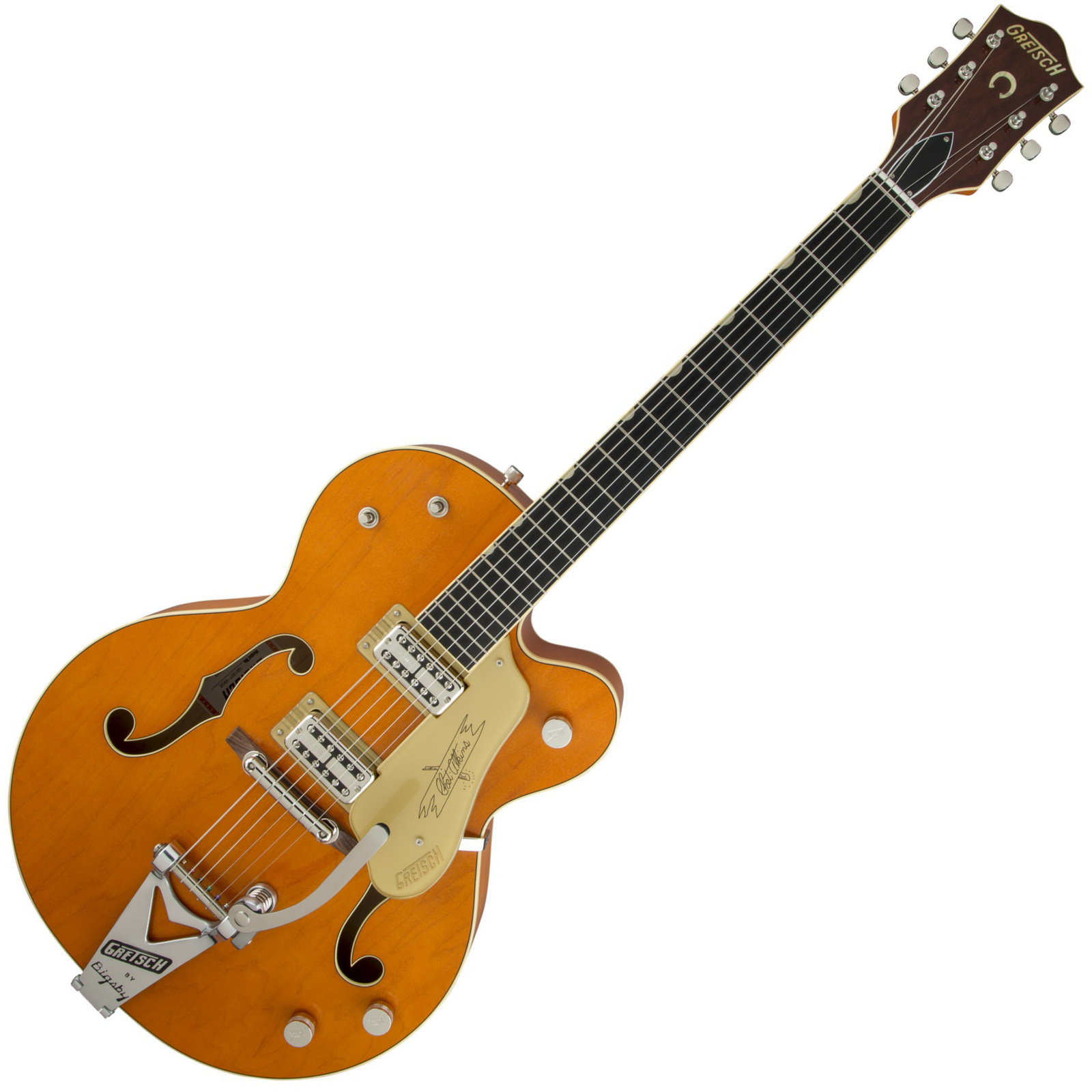 Halbresonanz-Gitarre Gretsch G6120T-59GE Vintage Select Edition '59 Chet Atkins Vintage Orange