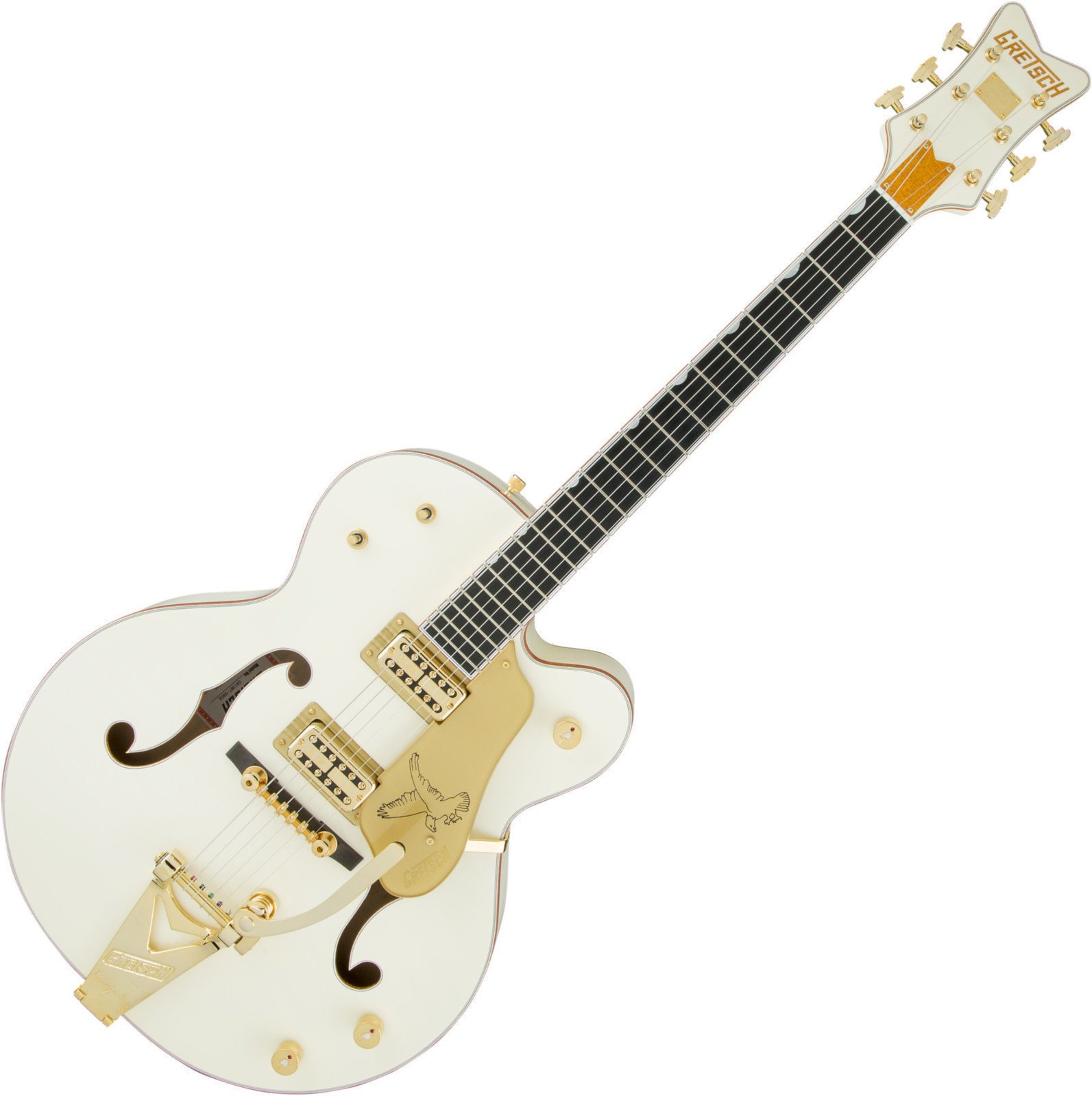 Semi-akoestische gitaar Gretsch G6136T-59GE Vintage Select Edition '59 White Falcon Vintage White