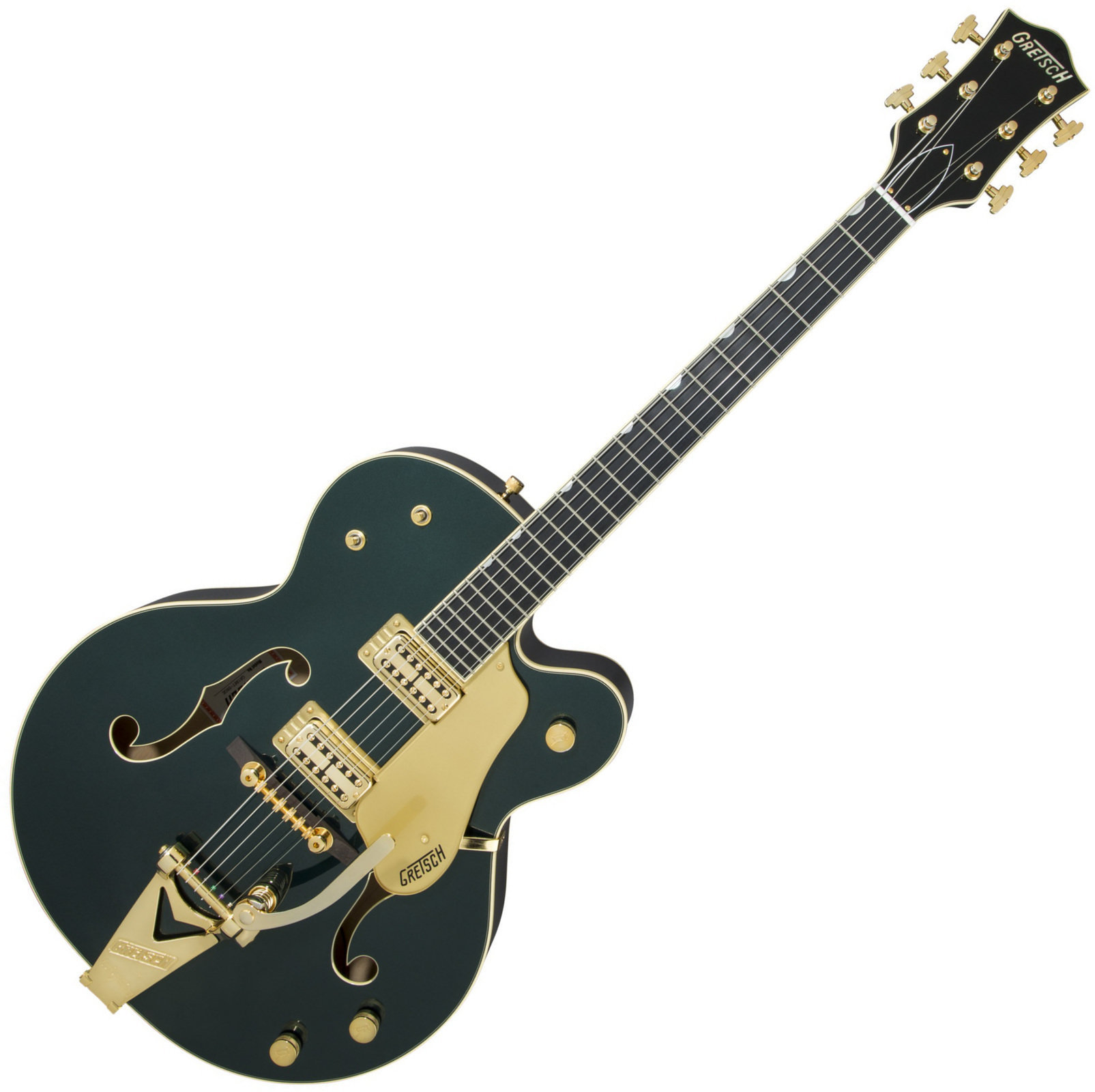 Semi-akoestische gitaar Gretsch G6196 Vintage Select Edition Country Club Cadillac Green