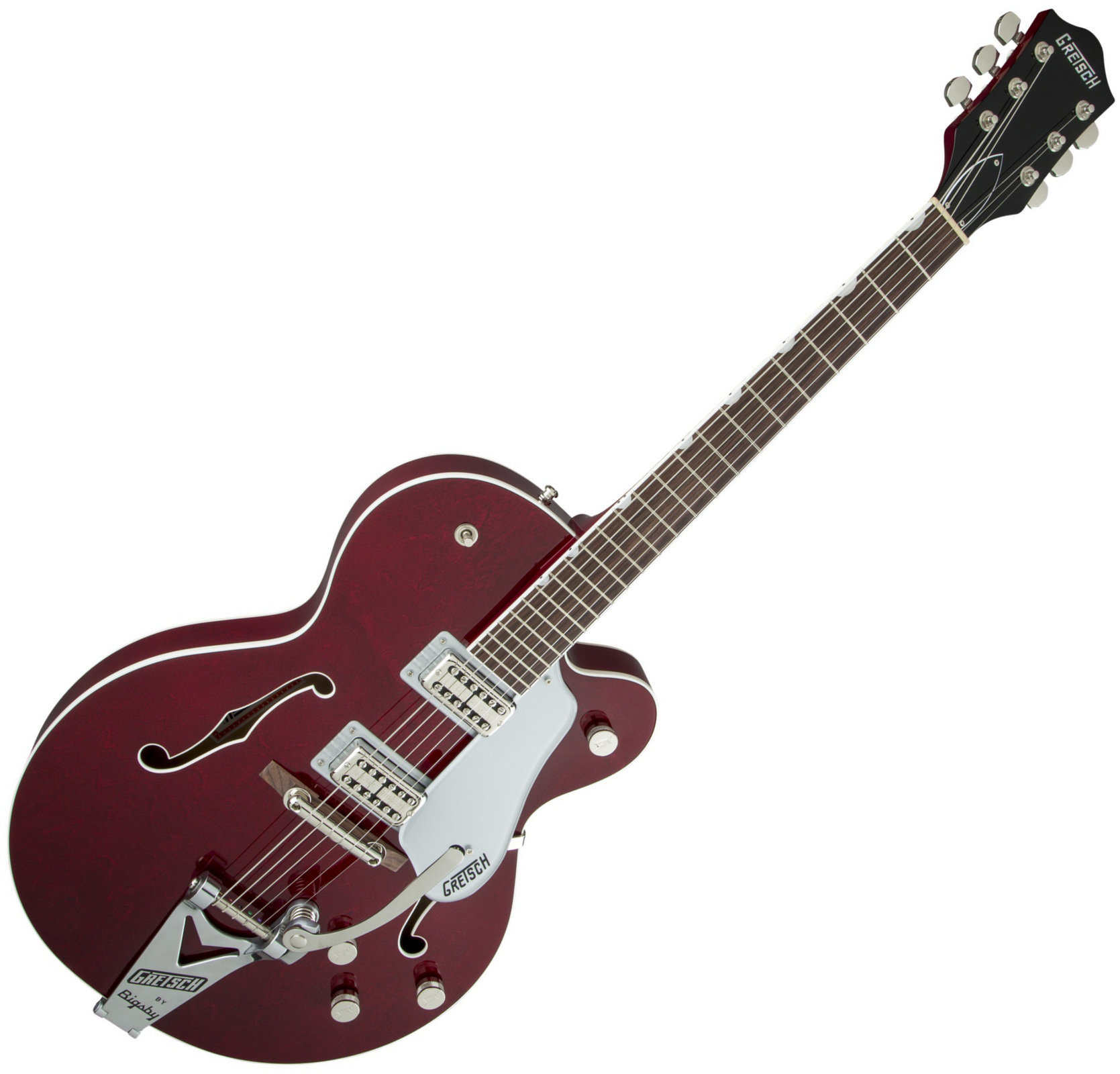 Semi-akoestische gitaar Gretsch G6119 Professional Players Edition Tennessee Rose RW Dark Cherry Stain