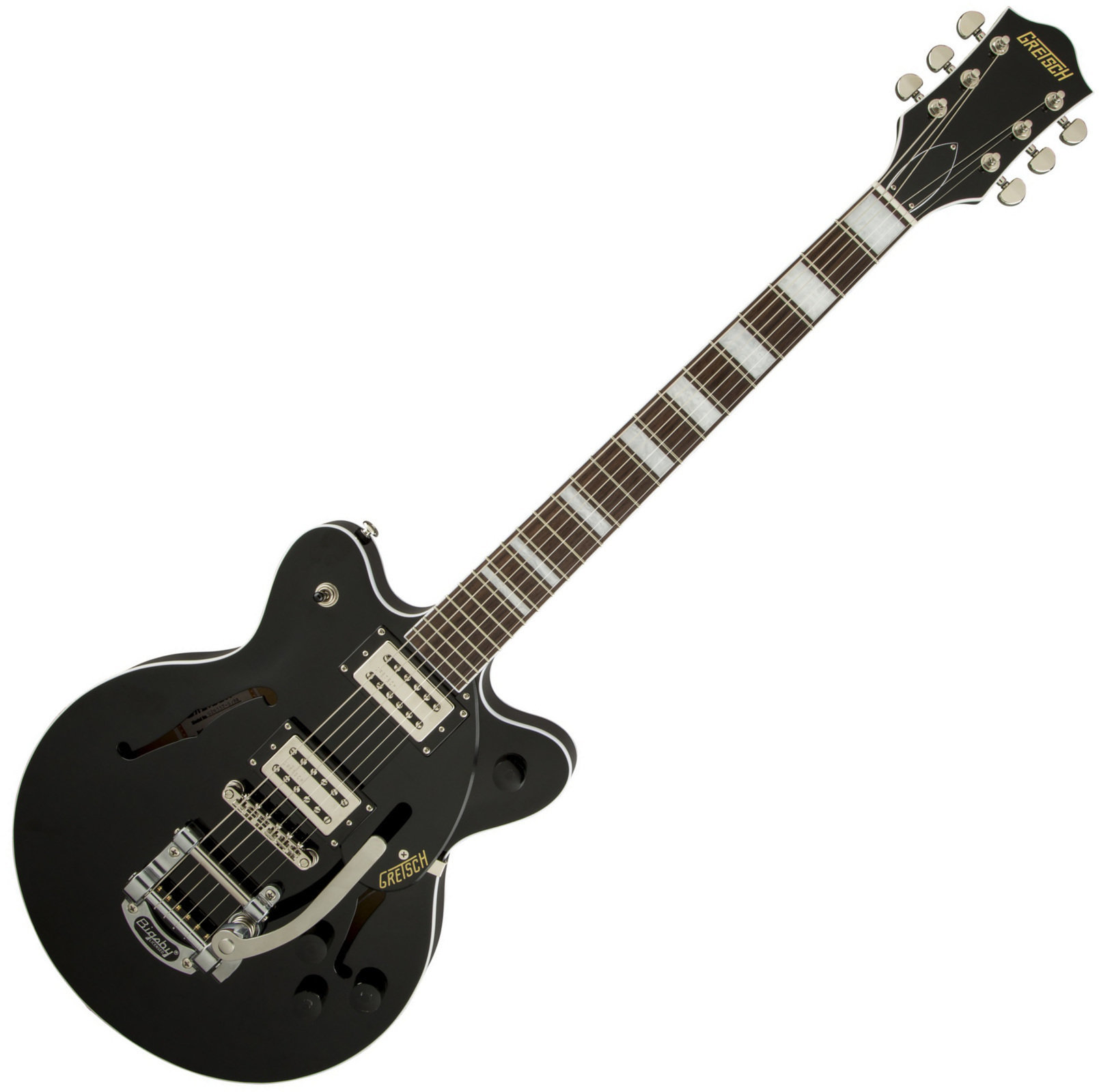 Guitare semi-acoustique Gretsch G2655T Streamliner Center-Block Junior Double Cutaway with Bigsby, Black