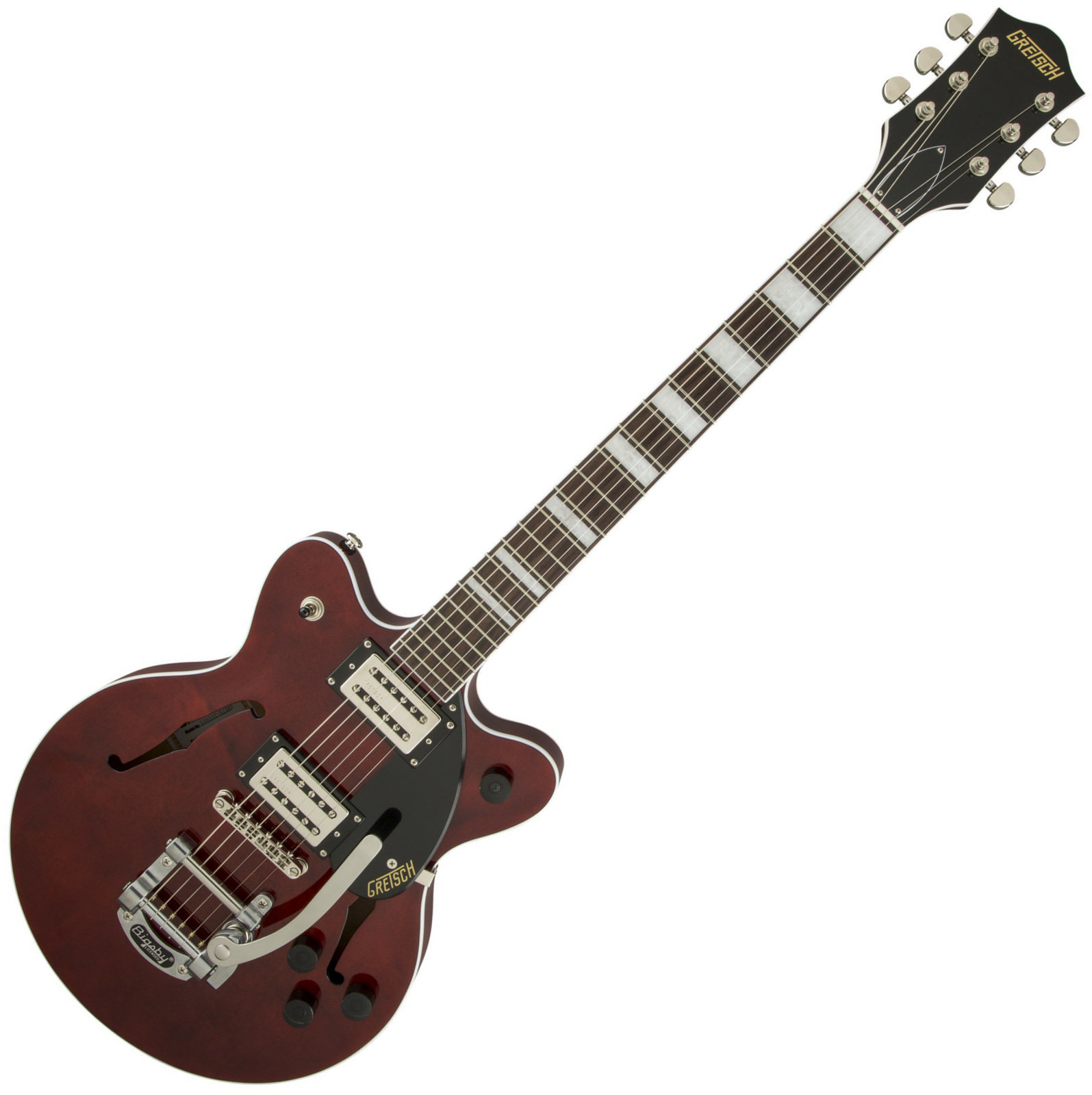Guitare semi-acoustique Gretsch G2655T Streamliner Center-Block Junior Double Cutaway with Bigsby, Walnut Stain