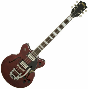 Semi-Acoustic Guitar Gretsch G2655T Streamliner Center-Block Junior Double Cutaway with Bigsby, Walnut Stain - 1